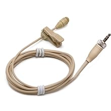 [VERSATILE COMPATIBILITY]: This lavalier lapel microphone features multiple connector options including 3.5mm locking Jack plug, Lemo 3 Pin, 3-pin mini XLR and 4-pin XLR, making it compatible with a wide range of wireless systems and audio devices fo...