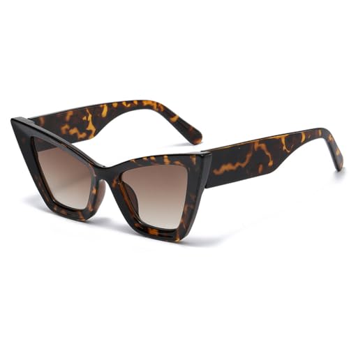 Lunettes de soleil oeil de chat rétro anti-éblouissement pour femmes