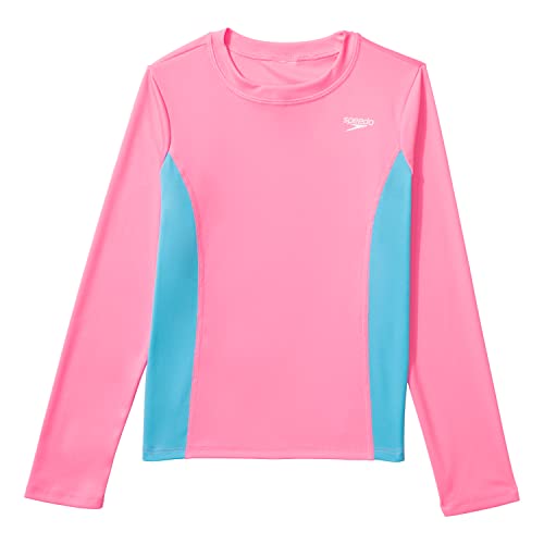 Image of Speedo Girl's Uv Swim Shirt Long Sleeve Rashguard