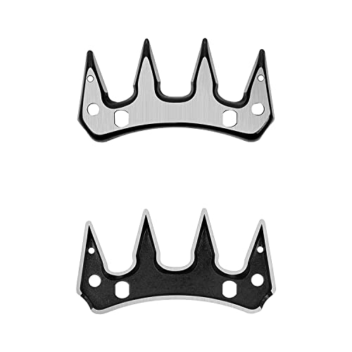 Image of Sheep Clippers Replacement Blades, Professional Stainless Steel Clipper Blades for Thick Coat Animals