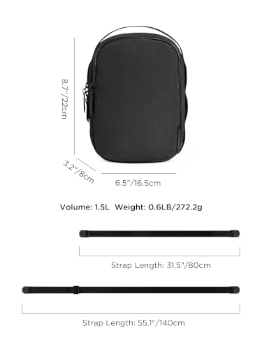 Image of ALPAKA Metro Sling V2, RFID Blocking Small Crossbody Sling Bag & Handle Carry Bag, Adjustable & Detachable Shoulder Strap Bag
