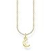 Produktbild Thomas Sabo Damen Halskette Mond gold 925 Sterlingsilber, 38-45 cm Länge