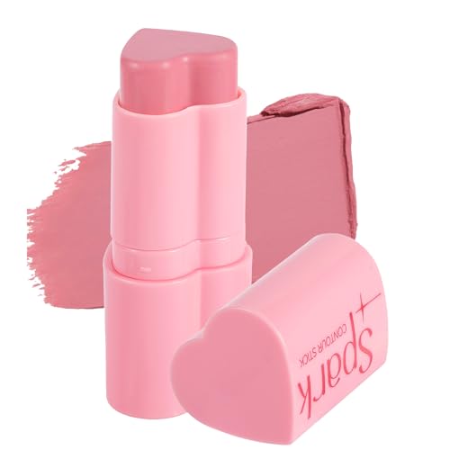 Blush Stick, Blushers for Cheeks Make Up, Cream Blush for Lip and Cheek Tint, Natural Long Lasting Highly Pigmented Korean Makeup for Women, Suitable for All Skin Tones