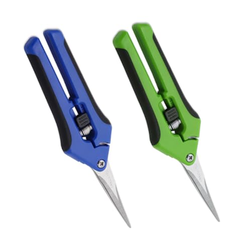 SGERUFZ Forbici Potatura Professionale, Alta Resistenza, Lame in Acciaio Inox, Cesoie Giardinaggio e Forbici da Potatura per Piante, Fiori, Bonsai, Siepe, Orchidea