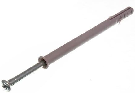 48 X M140mm Nylon Hammer-In Frame Fixings with Rawl Masonry Plugs & Screws