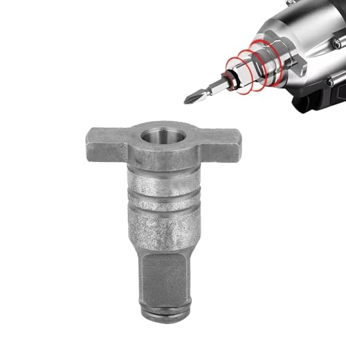 Yuecoom Chiave Elettrica con Albero Quadrato, Chiave Elettrica con Albero Quadrato Tipo T Testa di Conversione Multifunzione in Acciaio Accessori Per Elettroutensili Adatti Per Punte da Trapano