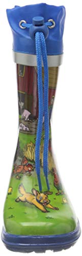 Beck Jungen Boerderij Gummistiefel, Mehrfarbig, 25 EU