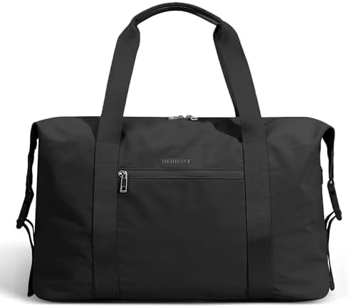 Women's Weekender bag Travel Duffel Bag with Shoe Compartment 21-inch Airline-Approved Carry-On, 2-Piece Overnight Bag Set Personal Item Luggage