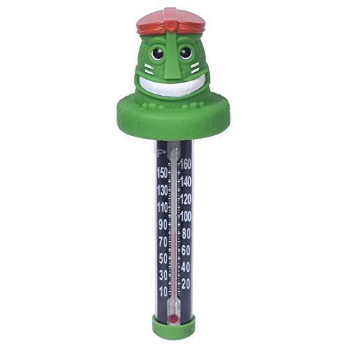 GAME 13934-BB Tiki Pool and Spa Thermometer Shatter-Resistant Casing, Tether Included, New Model