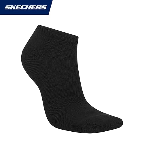 Image of Skechers Women's 10-pack Half Terry Classic Low Cut Socks, Comfort-fit & Cushioned Footbed