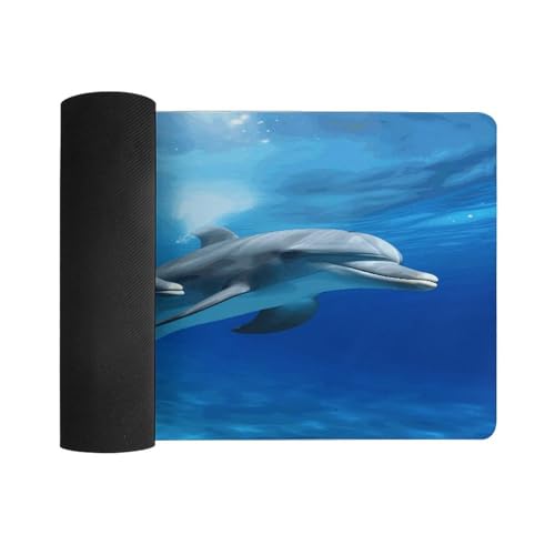 Alfombrilla para mouse grande rectangular impermeable de goma miniatura 3