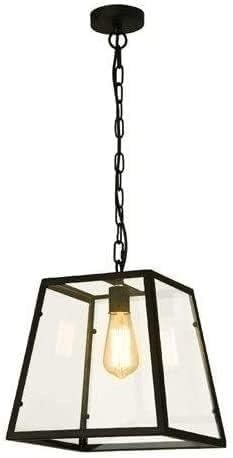 Lampe en verre ferme luminaire de plafond suspendu rétro chic
