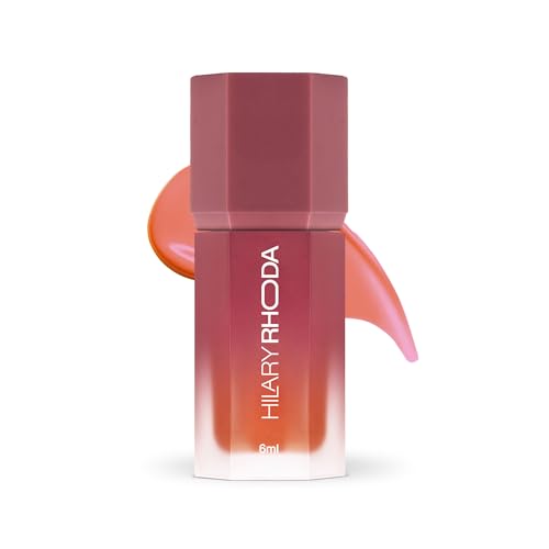 Hilary Rhoda Blush Love Liquid Blush For Women | Highly Pigmented Blush | Super Dewy Finish | Built-in Sponge | Easy to Apply | Available in 6 Shades | Cruelty-free & Vegan | All Day Wear | Buildable Formula & Leak-Proof - 6ml (Showbiz | Shade 01)