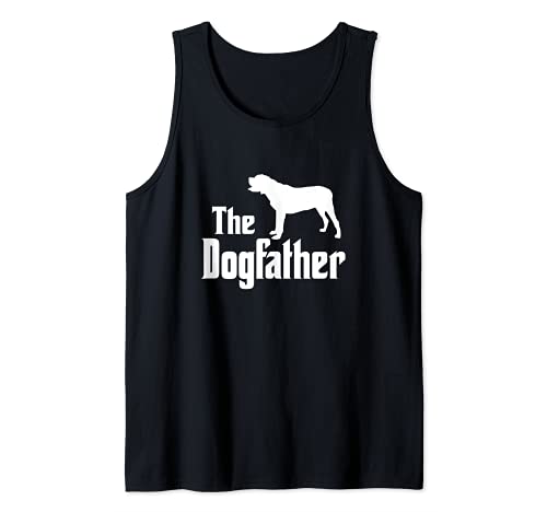 The Dogfather - funny dog gift, funny Mastiff Tank Top, Black