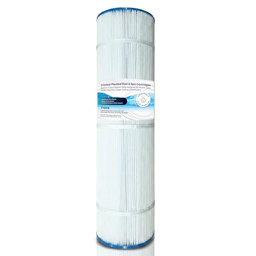 Pool, Spa & Hot Tub Filter Cartridge, Trilobal Media — Replaces Pleatco PPCO120, PPCO100, BS 55336, Darlly 71203, 70702, & More, Compatible with Poolco 120 & 100