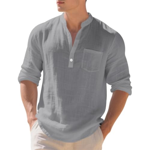 Chemise en coton et lin polyvalente pour basculer facilement du bureau aux vacances