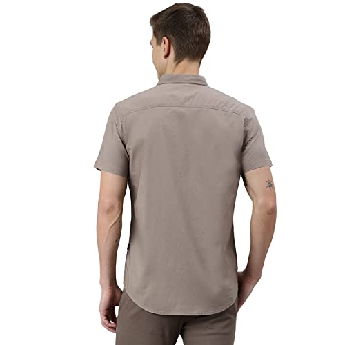 Image of Woodland Men's Cotton Solid Shirt