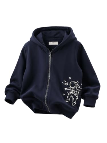 Image of The Mom Store Winter Jackets for Kids | Cute Sweatshirt and Cool Hoodies for Baby Boy and Baby Girls | with Zippers | Hoodie Cap