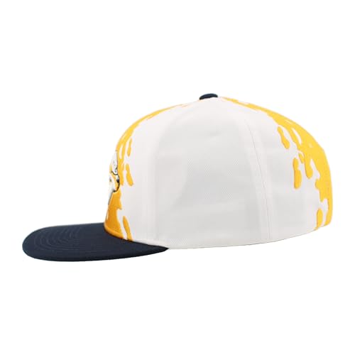 Image of ZHATS NHL Unisex-Adult NHL Officially Licensed Adjustable Snapback Hat Flat Bill Z11 Retro Paintbrush