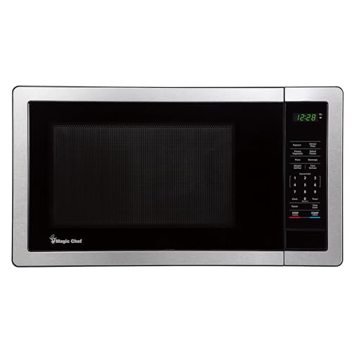 1.1 cu. ft. Countertop Microwave in Stainless Steel with Digital Touch