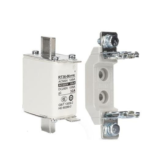 Fusible RT36-00 NT00 6A-300A cartucho de resistencia cerámica RT36-1 NT1 200A para protección de redes