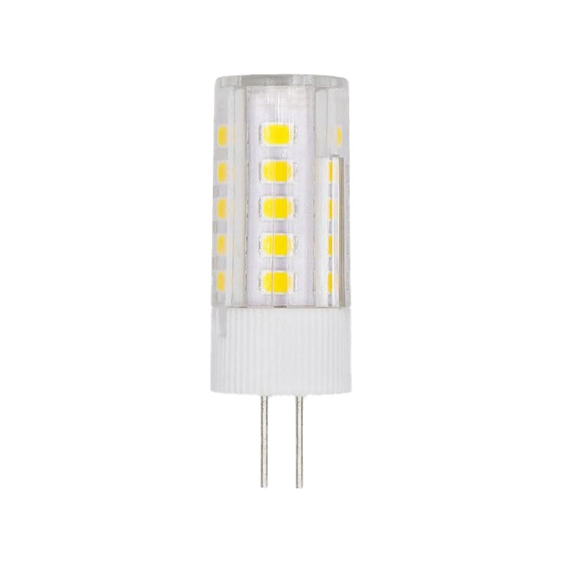 Bombillas LED T3 220V G4 3w Jc Bi pin Base (no bajo voltaje 12v) Bombilla paisaje LED G4 2700k Blanco cálido para debajo del gabinete Techo Mesa Pared Puck Lights, Blanco cálido 2700K, 3W 1PCS