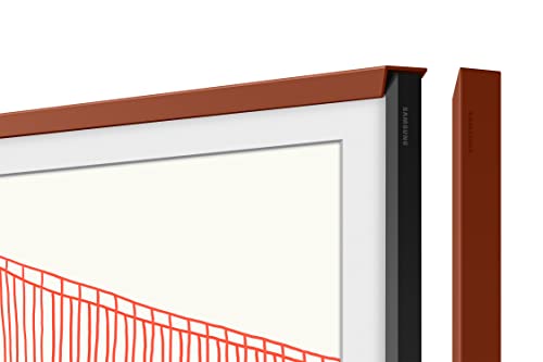 Image of SAMSUNG 65-inch The Frame Customizable Bezel - Beveled Brick Red (VG-SCFA65TRCZA, 2021 Model)