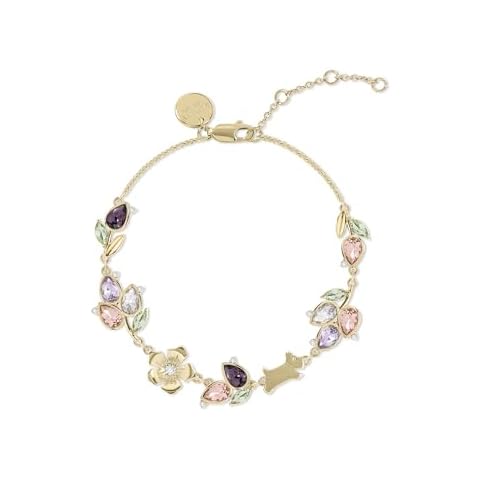 RADLEY Gold Plated Floral Leaf Charm Bracelet Cover