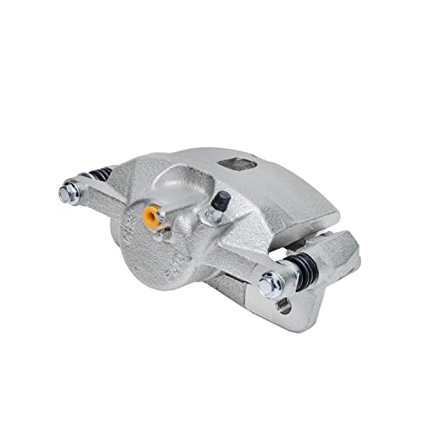 Image of Detroit Axle - 3pc Front Drilled Rotors Right Brake Caliper Replacement for 1996-2005 Honda Civic 2010-2014 Insight 1997-2000 Acura EL: 10.32'' inch Rotor