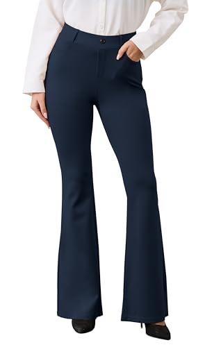 VIMPEP Women’s Classic Yoga Dress Pants High Rise Flare Soft