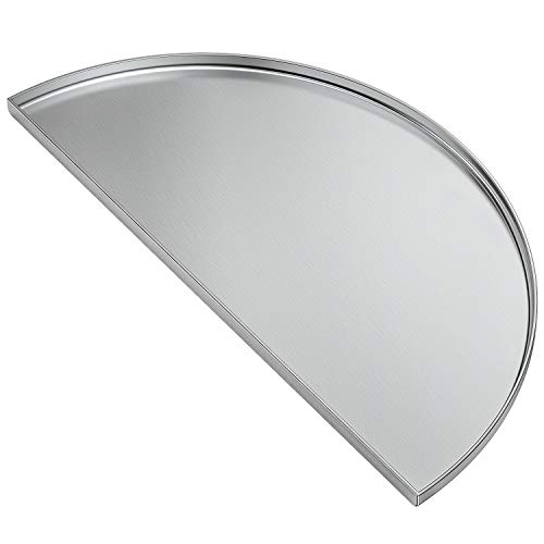 Skyflame Universal Stainless Steel Round Flat Top BBQ Griddle for More Than 18" Diameter Round Charcoal/Gas Grills