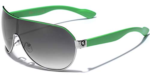 Khan Fashion Sport Men's Shield Aviator Sunglasses Shades