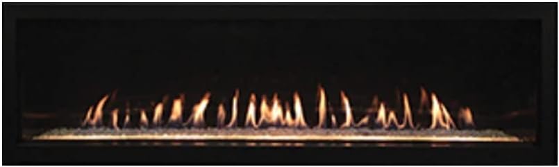 Empire Boulevard Direct Vent Linear Fireplace 48" Propane Gas with Matte Black Liner