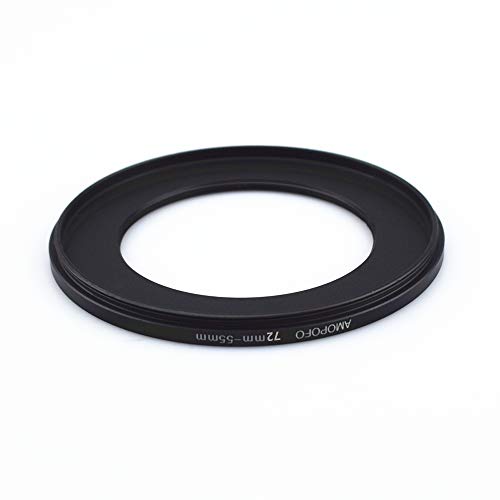 Image of 72mm to 55mm /72mm-55mm Step-Down Ring Filter Adapter for All Brands UV,ND,CPL,Metal Step-Down Ring Adapter