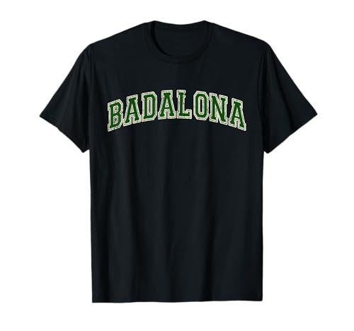 Badalona España Ciudad Turística Deporte Hombres Mujeres Camiseta