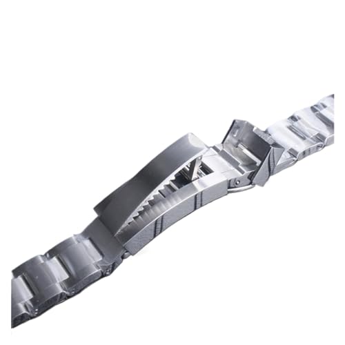 Fermoir Argent 21mm en Acier Inoxydable avec Vis pour Bracelet Montre - 7