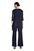 R&M Richards Women's Beaded Neckline 3-Piece Long Pant Suit