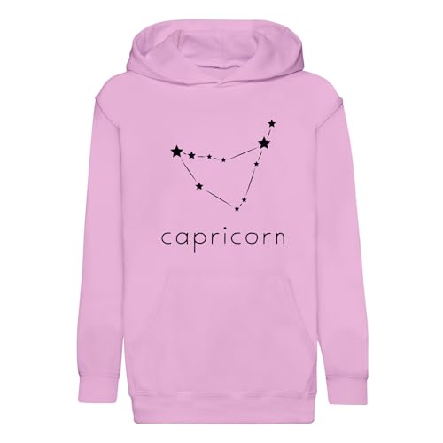 Sweat à capuche enfant Capricorne cadeau anniversaire astro unique