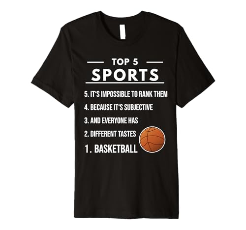 Basketball ranking for basketball players Premium T-Shirt
