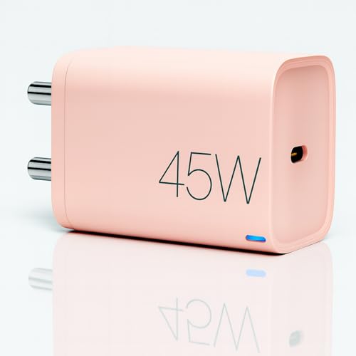 Image of Original 45W Super-Fast Type C Charging Adapter for Samsung S25 Ultra /Google 10 Pro XL /One plus15 /Nothing /Motorola /Xiaomi 17 Pro Max /iPhone /Laptop /Tablet /Chromebook|45W USB C PPS Charging Adaptor,Pink