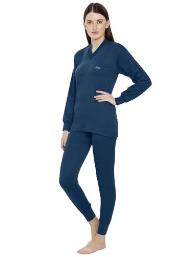 Image of Lux Cottswool Women's Thermal Top and Lower Set