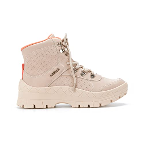 Tênis Kolosh C2963 Bota Coturno Tratorado Cadarço Casual Feminino