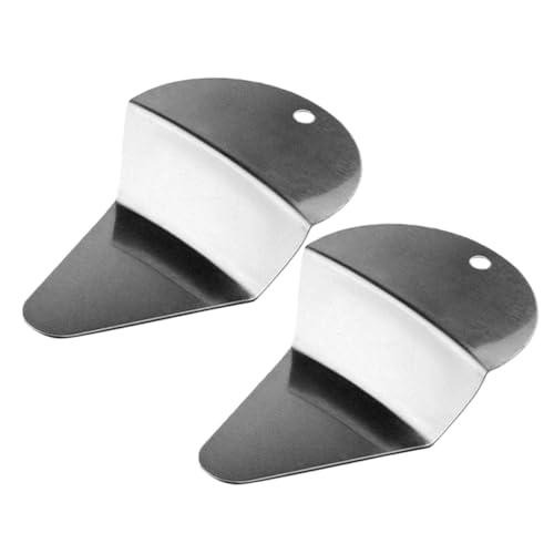 FUNOMOCYA 2pcs Stainless Steel Cake Server Fan Shaped Spatula for Transfer for Parties Birthdays Weddings Home Baking