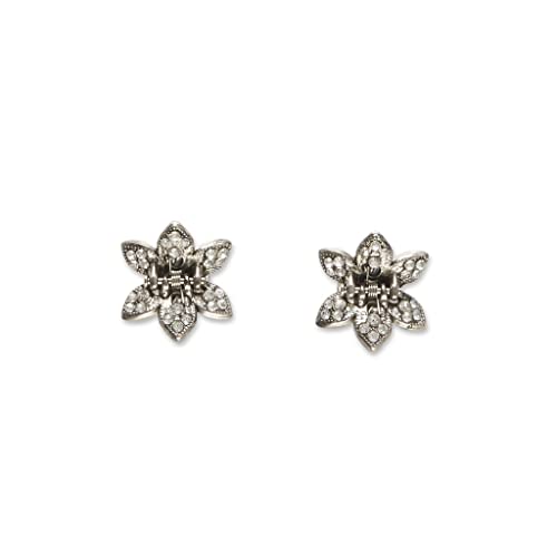 Scunci 2 pcs Pinzas de Pelo Flor Pequeña miniatura 2