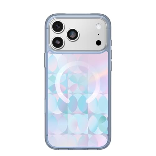Coque iPhone 17 Pro Max silicone bleu transparent mince et robuste Symmetry Series