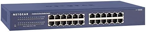NETGEAR 24-Port Gigabit Ethernet Unmanaged Switch (JGS524) - Desktop or Rackmount, and Limited Lifetime Protection