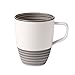 Produktbild Villeroy und Boch Manufacture Gris Kaffeebecher, 380 ml, Premium Porzellan, Grau