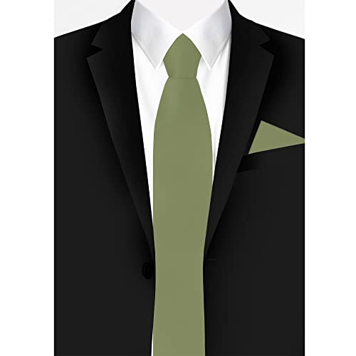 Image of Jacob Alexander Men's Pocket Square Solid Color Handkerchief