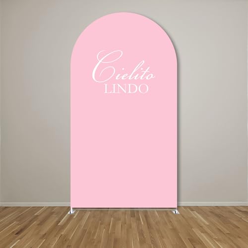 Funda Arco Decorativo Elástico 7.2x4 ft Rosa miniatura 2