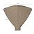Hoypeyfiy 34 Inch Patio Heater Head Cover with Zipper and Storage Bag, Waterproof Outdoor Round Heater Top Cover, Oxford Fabric Patio Heater Top Only, Dustproof UV-Resistant, Brown